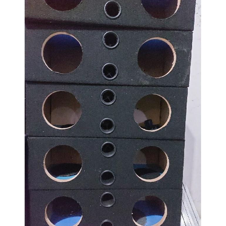 BOX SPEAKER 6 INCH DOUBLE BOX SALON KAYU 6IN DOBEL