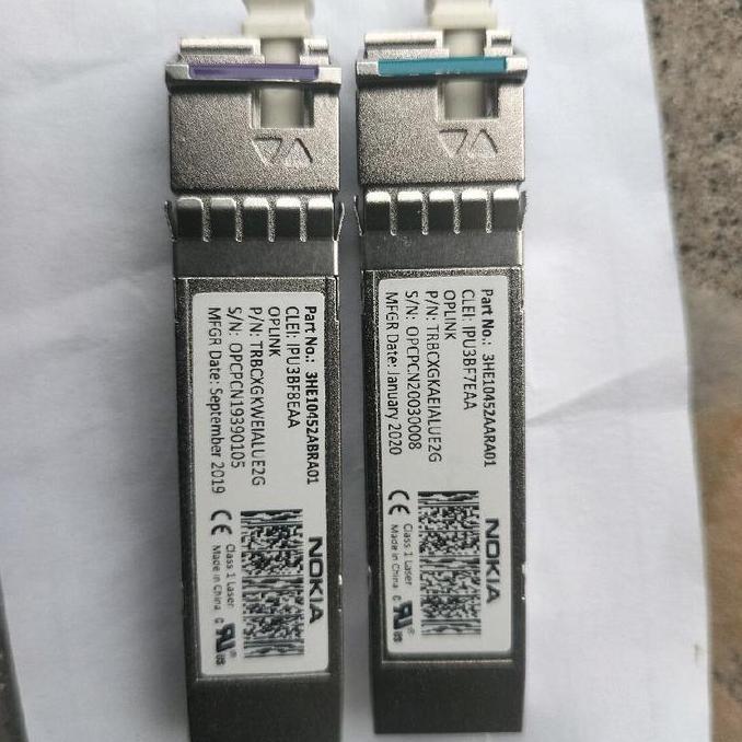 TERBARU - NOKIA SFP+ Bidi-10G-40km-SM Single core Original ( Harga sepasang )