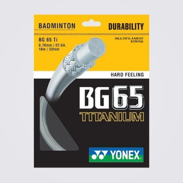 SENAR BADMINTON YONEX BG65 BG 65 TI TITANIUM -