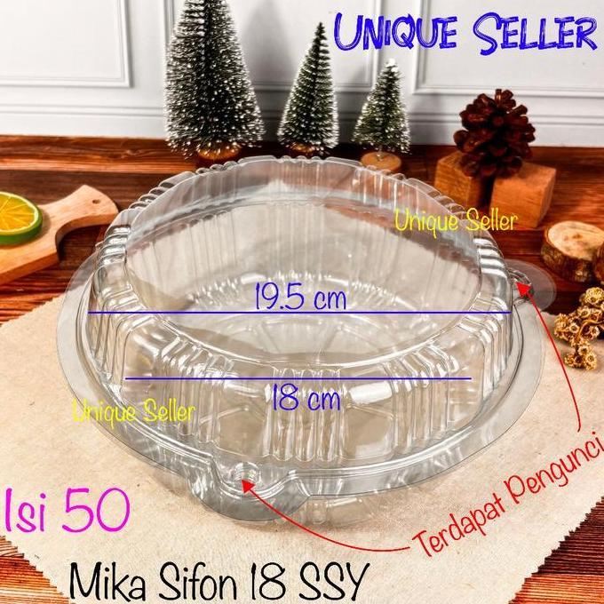 willchanzone- [Isi50] Mika Bolu Bulat Sifon 18 cm 18cm SSY / Mika SF18 SF 18 SSY / Mika Bolu Bulat 1