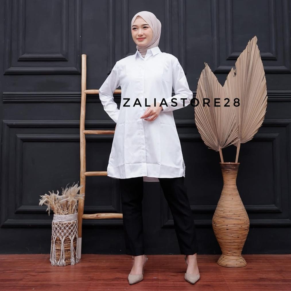 TERMURAH TUNIK TOYOBO/ TUNIK POLOS / KEMEJA TUNIK/ BLOUSE TUNIK/TUNIK PUTIH