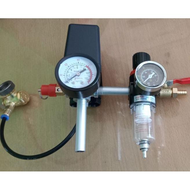 Otomatis Fullset Rakit Kompresor +Filter Regulator
