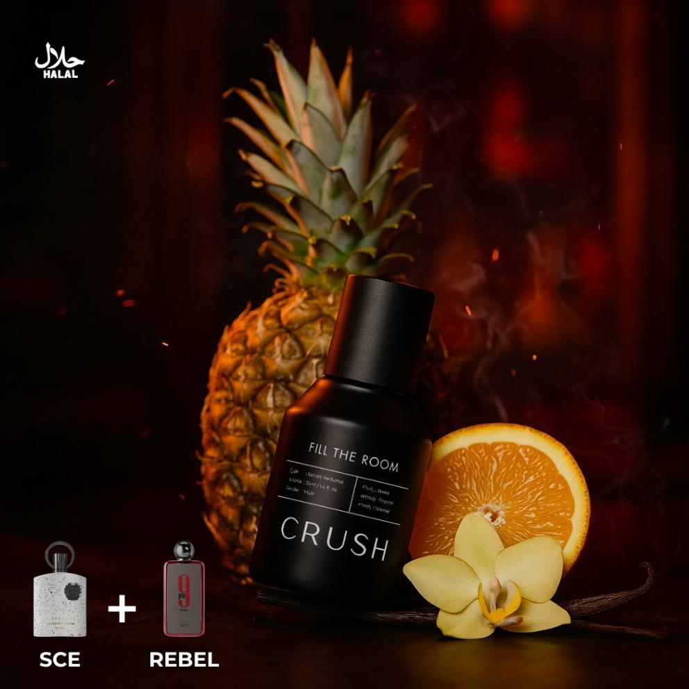 Ftr Crush Extrait De Parfum 100Ml - 35Ml - Parfum Pria Wangi Tahan Lama - Long Lasting - Extrait Par