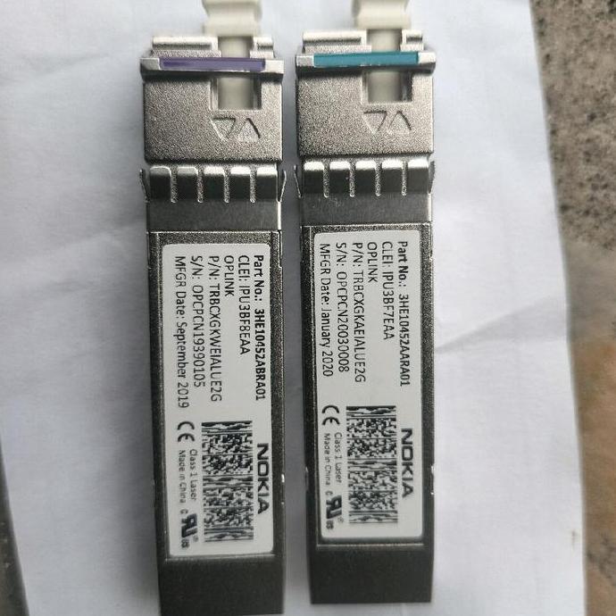 NEW NOKIA SFP+ Bidi-10G-40km-SM Single core Original ( Harga sepasang )