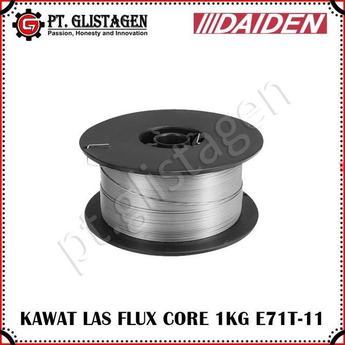 Promo Daiden Kawat Las Flux Core 0.8Mm E71T-11 Untuk Mesin Las Migi 130 Original 1Kg Pengelasan Efis