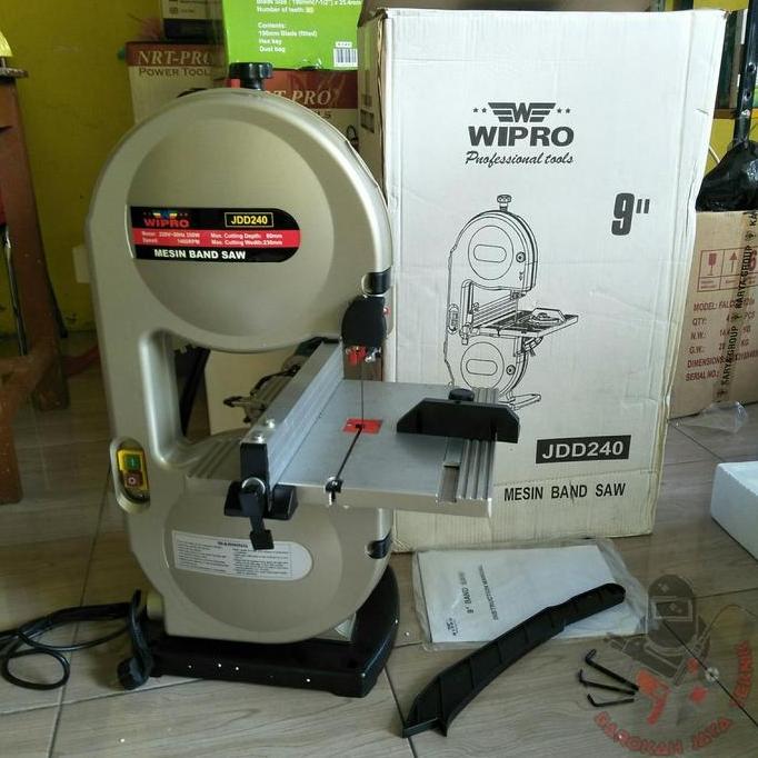 Terlaris Mesin Gergaji Band Saw / Bandsaw 9" (With Lamp) Wipro Jdd 240 Jdd240