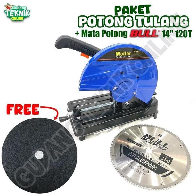Terlaris (Paket Potong Tulang) Mesin Potong Tulang 14" Cut Off Mollar Cm3580 3350 / Mesin Gerinda Pe