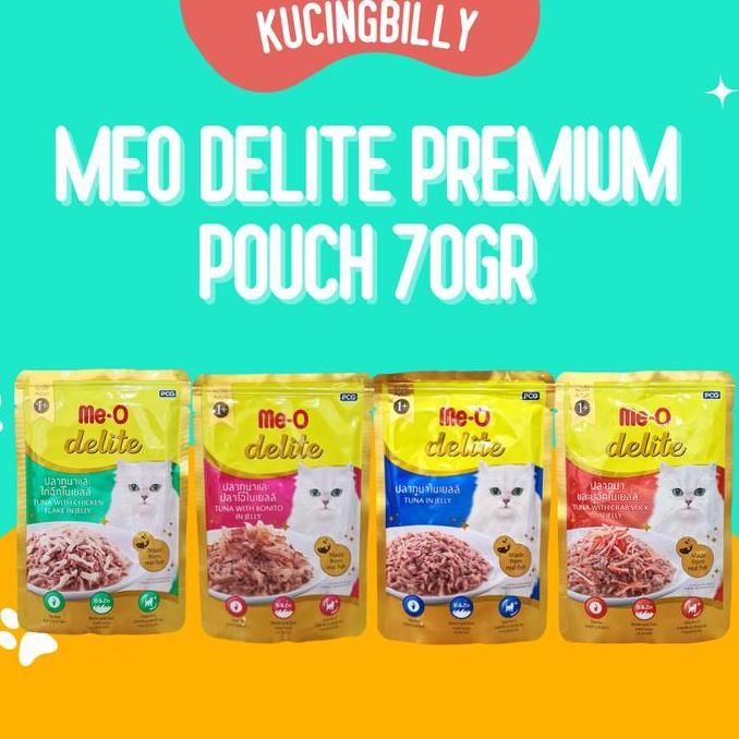 Meo Delite Premium Cat Pouch 70Gr
