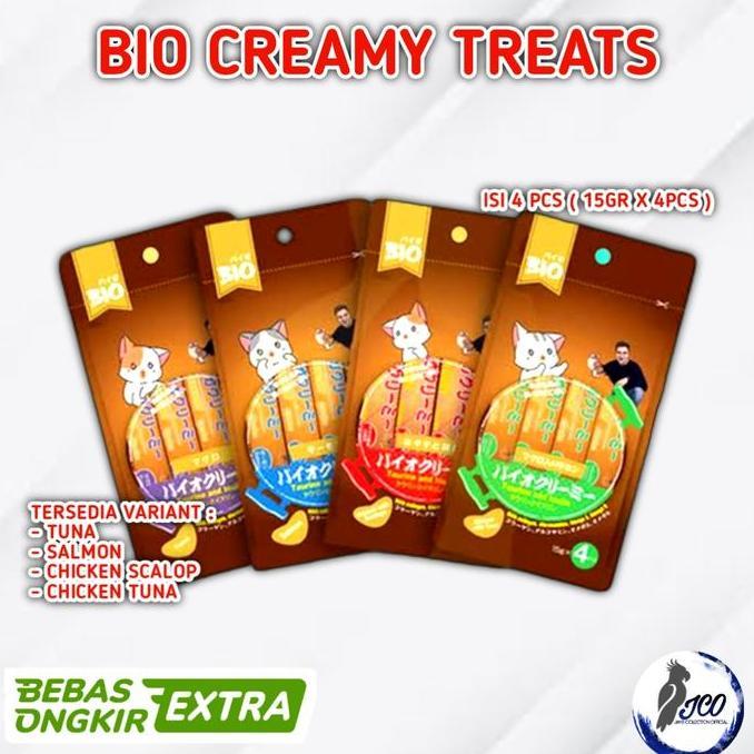 Bio Creamy Snack Kucing Bio Creamy Treats