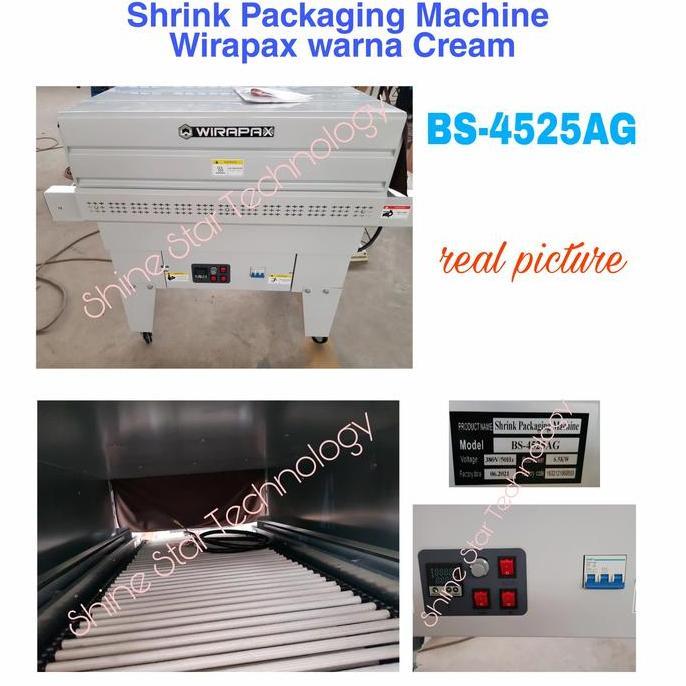 kree.shyna- Shrink Tunnel Machine Wirapax BS-4525A BS 4525A mesin penyusut plastik Diskon