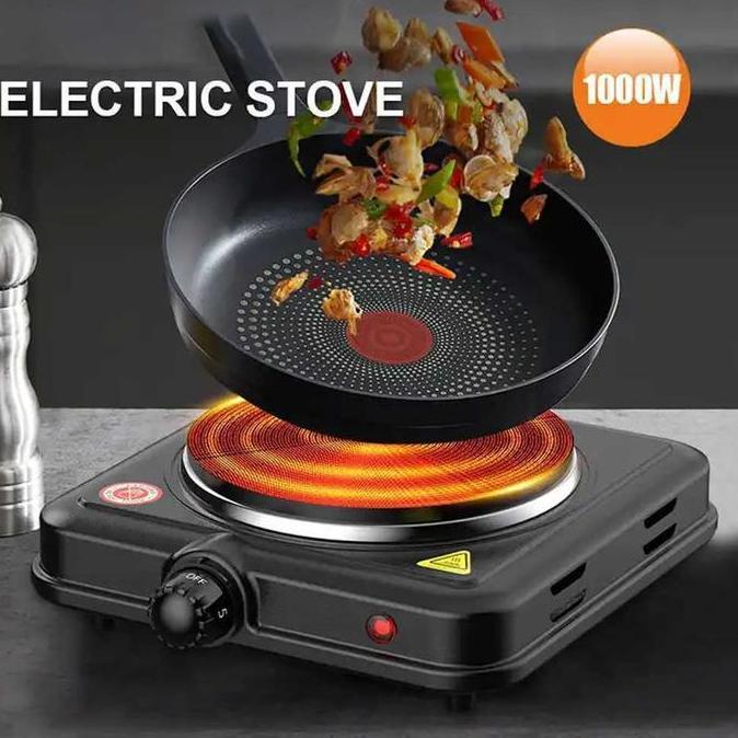 murahstorez- Taffware Kompor Listrik Mini 220V 500W DLD-101B Portable Hot Plate Electric Cooking Sta