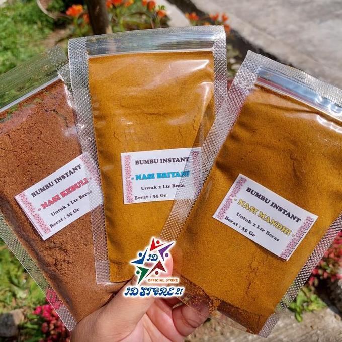 Pilihan- Bumbu Nasi Kebuli Mandhi Briyani Instant  Untuk 2 Liter Beras 35 Gr Bawang Penyedap Bombay 