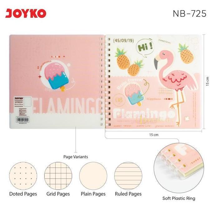 New- Notebook Diary Agenda Buku Catatan Joyko Nb-725 Summer