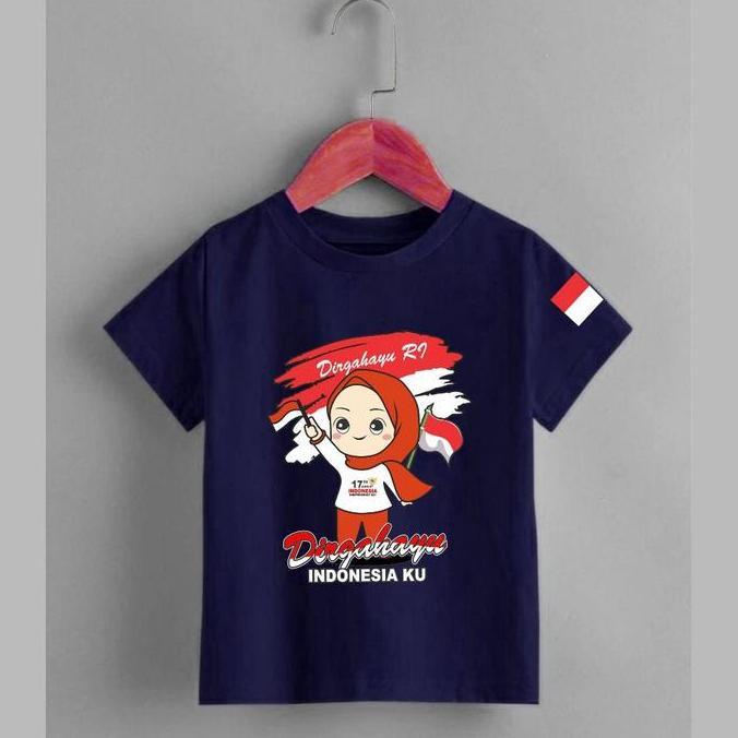 Baba- (Beli 10 Kaos Bonus 1 Kaos ) Kaos Hut Ri 81 Th Kaos 17Agustus 1945 Kaos Anak-Anak Kaos Nita Ka