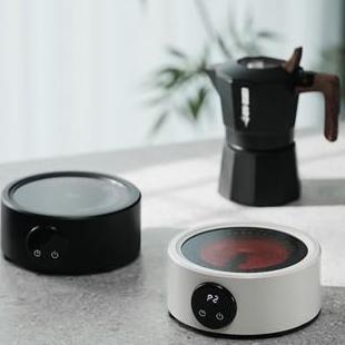 MHW-3BOMBER Mini Electric Coffee Heater / Stove For Moka Pot 800W Ceramic Cooktop for Moka Pot Milk 