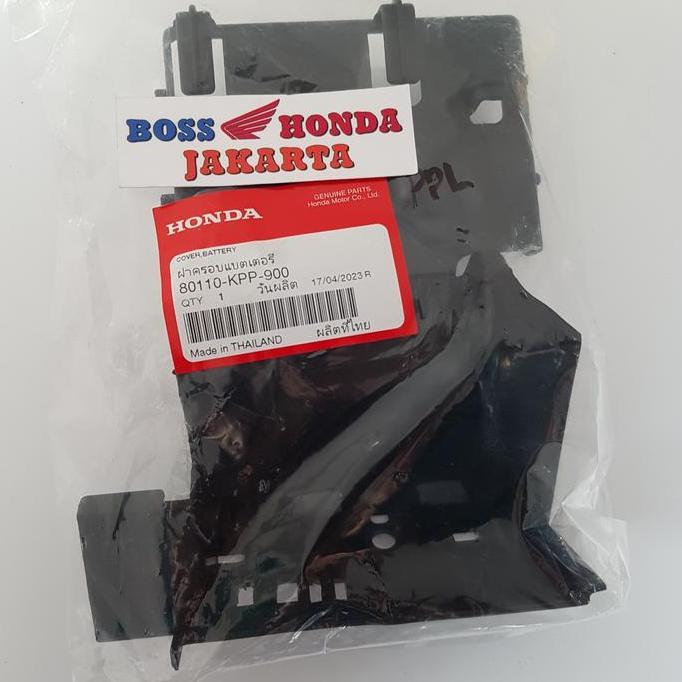 80110-KPP-900 : COVER AKI CBR 150 R OLD KARBU / COVER BATTERY CBR 150 R OLD CARBU ORIGINAL HONDA MOT