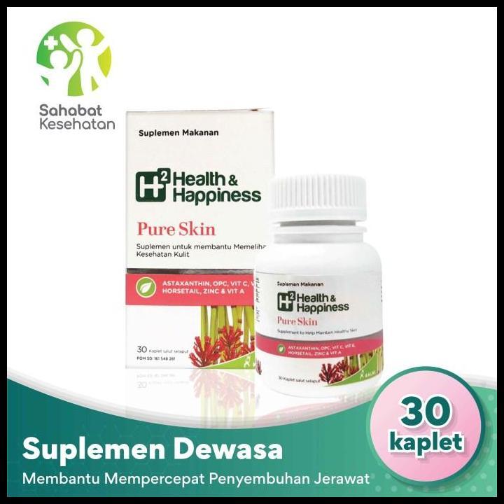 H2 Pure Skin - Suplemen Kesehatan Kulit Berjerawat Atau Jerawat Terbaru
