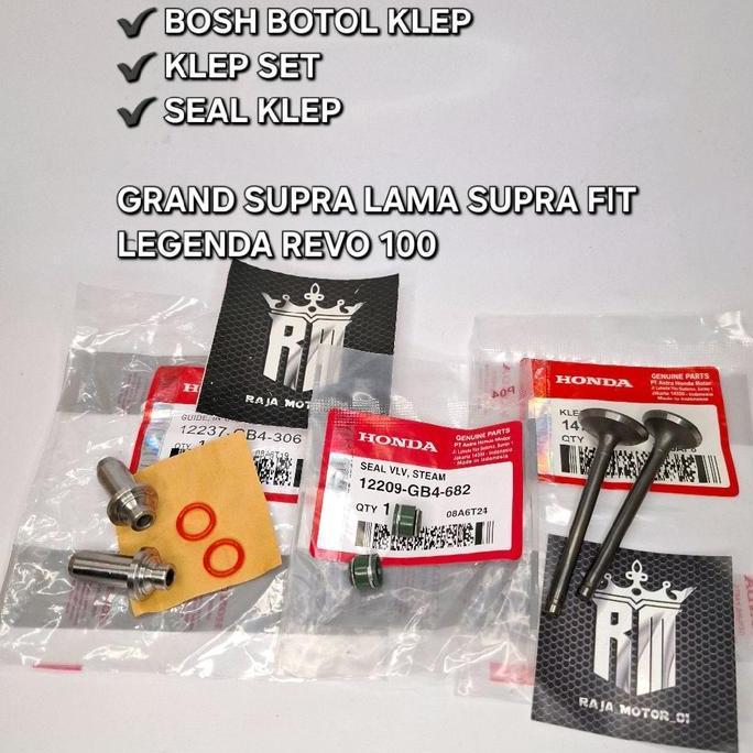 Bosh Botol Klep + Klep Set + Seal Klep Grand Supra Lama Supra Fit Legenda Revo 100