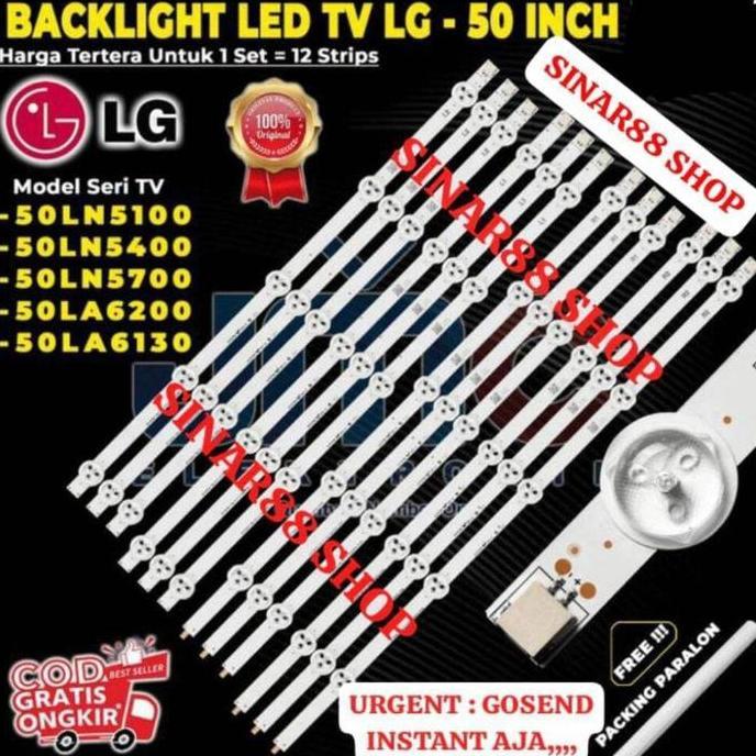 BACKLIGHT UNTUK TV LG 50 INC 50LA6130 50LN5700 50LN5710 LED SMART