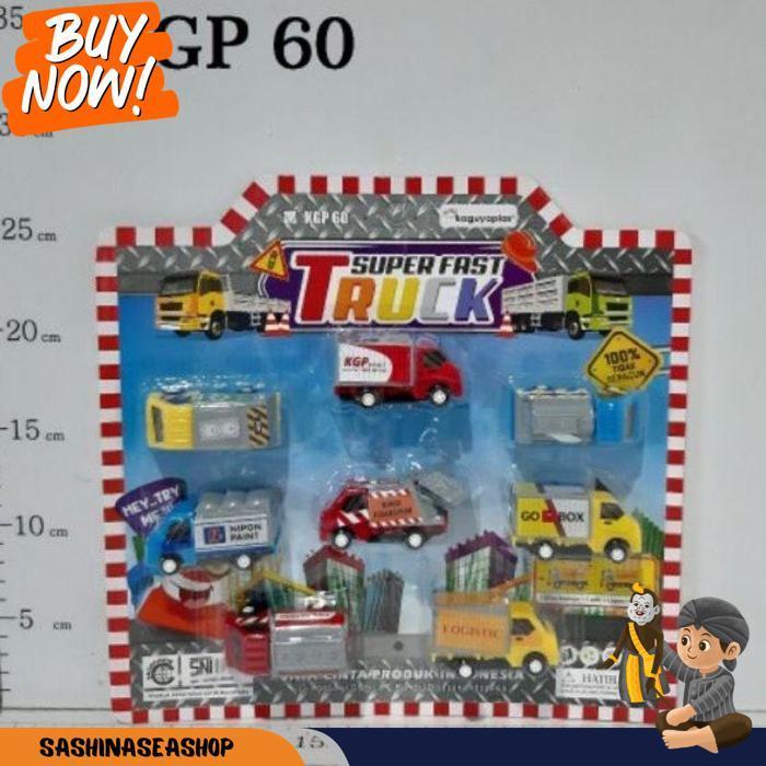 Mainan Truck Kargo Miniatur Truck Kargo Kgp 60