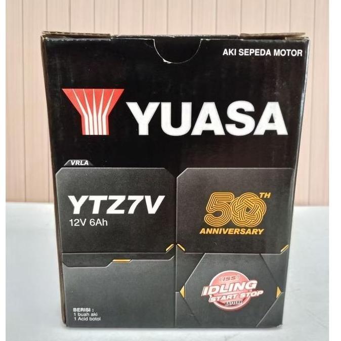 AKI YUASA YTZ7V MF AKI MOTOR NMAX, LEXI, AEROX - ORIGINAL MOTORCYCLE BATTERY - ORIGINAL MOTOR ACCU T