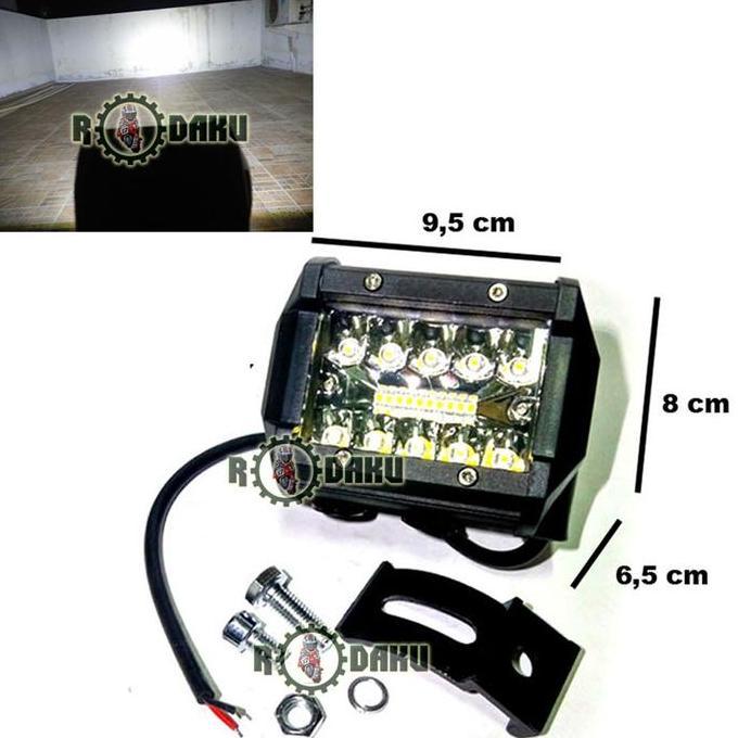 Lampu Biled Bilet Cree 20 Mata Fokus Led Tembak Sorot Offroad 20 Led Motor Mobil