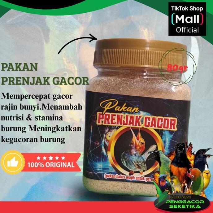 Pakan Prenjak Gacor Suplemen Vitamin Burung Prenjak Penggacor Seketika