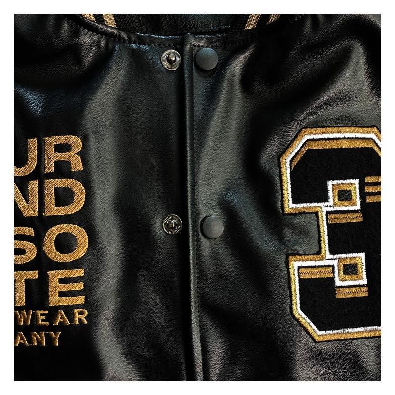 TERBARU X URBAND ABSOLUTE JAKET VARSITY LEATHER SINTETIS A505