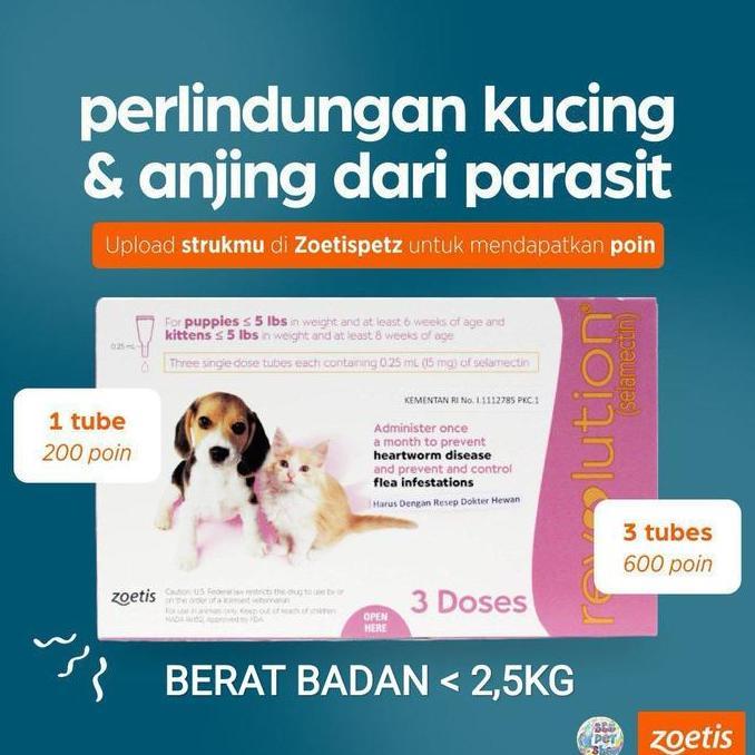 Revolution Obat Kutu Kucing/Revolution Obat Kutu Anjing Best Quality