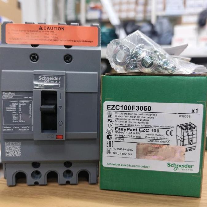HARGA DISC - MCCB SCHNEIDER 60A EZC100F3060 ORIGINAL