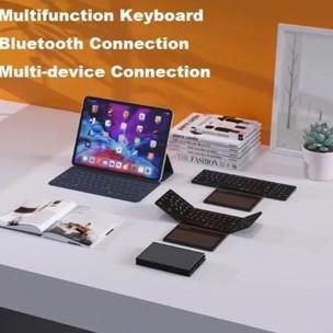 HARGA DISC - Keyboard Lipat Multi Device Conection / Keyboard Lipat Touchpad Besar /Keyboard Lipat M