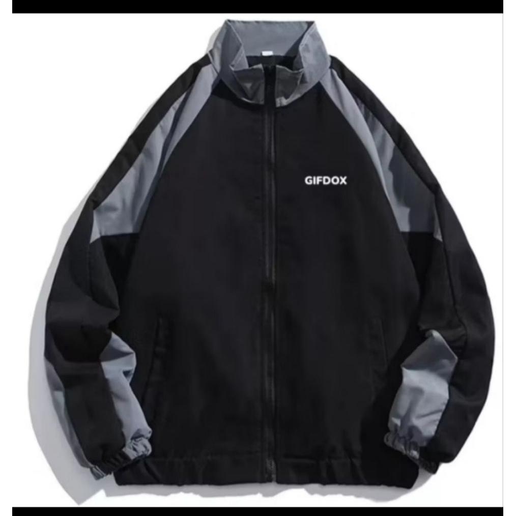 premium jacket tracksuit vintage varsity heavy taslan unixex