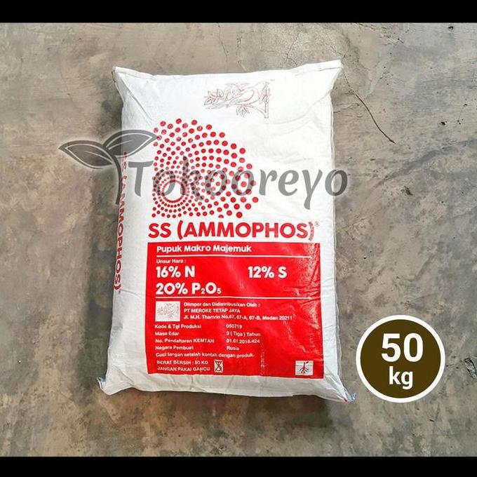 TERMURAH - PUPUK MEROKE SS AMMOPHOS 50 KG KEMASAN PABRIK VIA CARGO