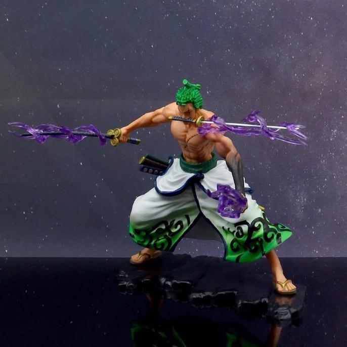 Action figure roronoa zoro wano