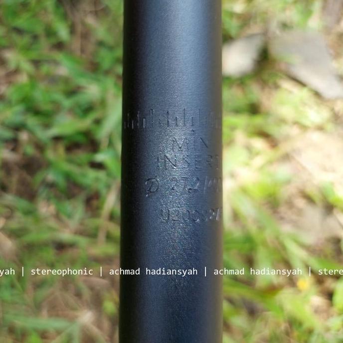 Seatpost UNO 27.2mm Panjang 400mm - Seatpost 27.2 Seatpost 27,2 Hitam