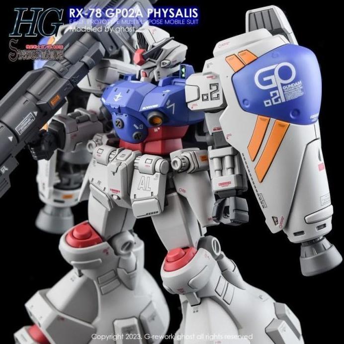 Water Slide Decal HG RX-78 GP02A PHYSALIS by Ghost Decal