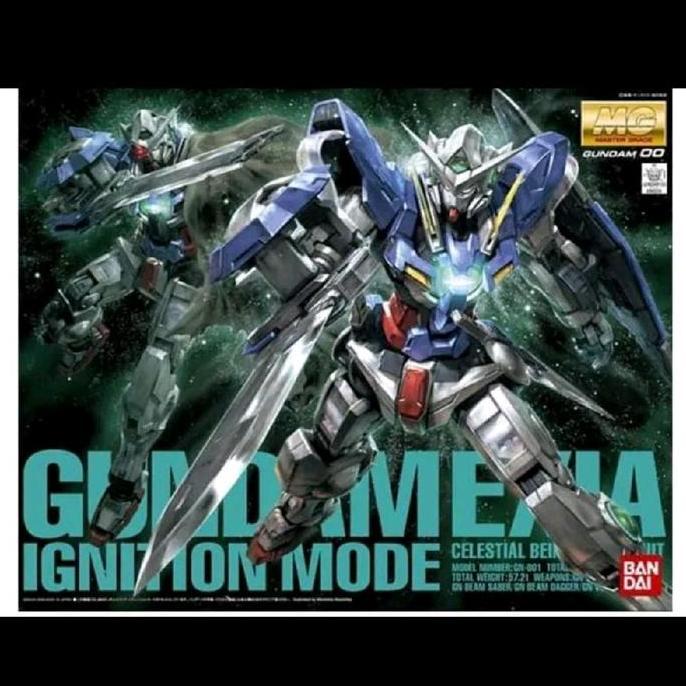 Ready GUNDAM MG OO EXIA IGNITION MODE GN-001 | 61015 / 68711 ( ORIGINAL BANDAI)
