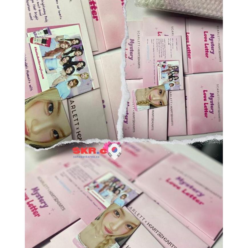 (PILIH MEMBER) PHOTOCARD heart2hearts x scarlett original, heart2hearts photocard original, photocar