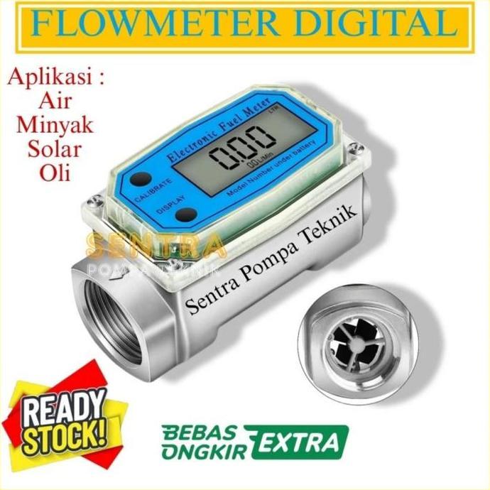 Flow meter Solar 1 inch Digital Flow meter Turbine 1 inch