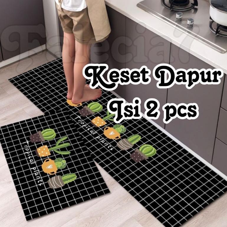 NEW Keset Dapur Anti Slip Alas kaki kitchen karpet dapur [terbaik][terlaris]