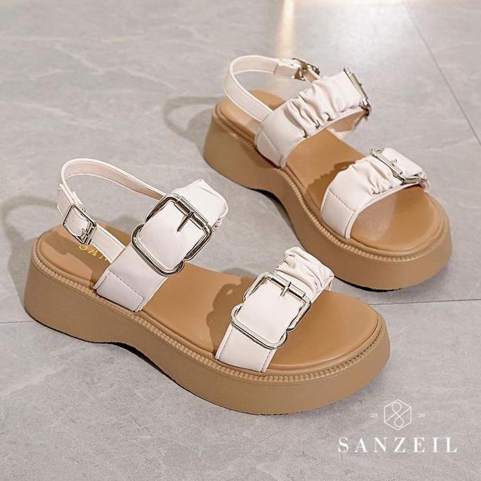 Donna- Sanzeil Thalia Sandal Casual Cewek Dengan Tali Adjust Sol 4Cm 1531 Size 36 - 40