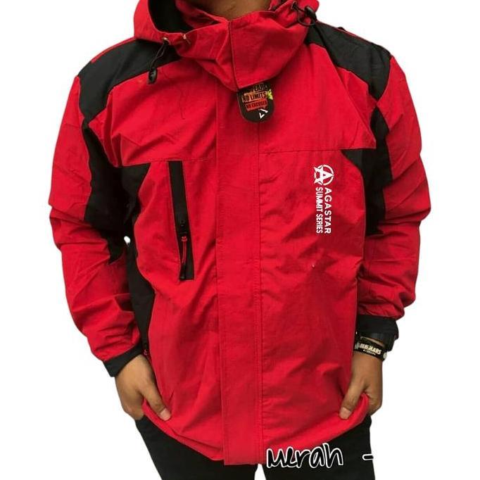 NIKMATI PRODUK INI Agastar Jaket Outdoor Waterproof Unisex Casual Cocok untuk Berbagai Musim Gunung 