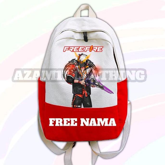 New- Tas Ransel Anak Ff Karakter Ff Free Nama Versi Sg 2 Juta Evo Gun / Kantong Sekolah Anak Tk Sd K