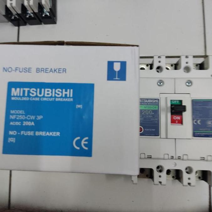 humannisst- NFB MCCB breaker mitsubishi NF-250CW nf250-CW 200a 200 a Diskon