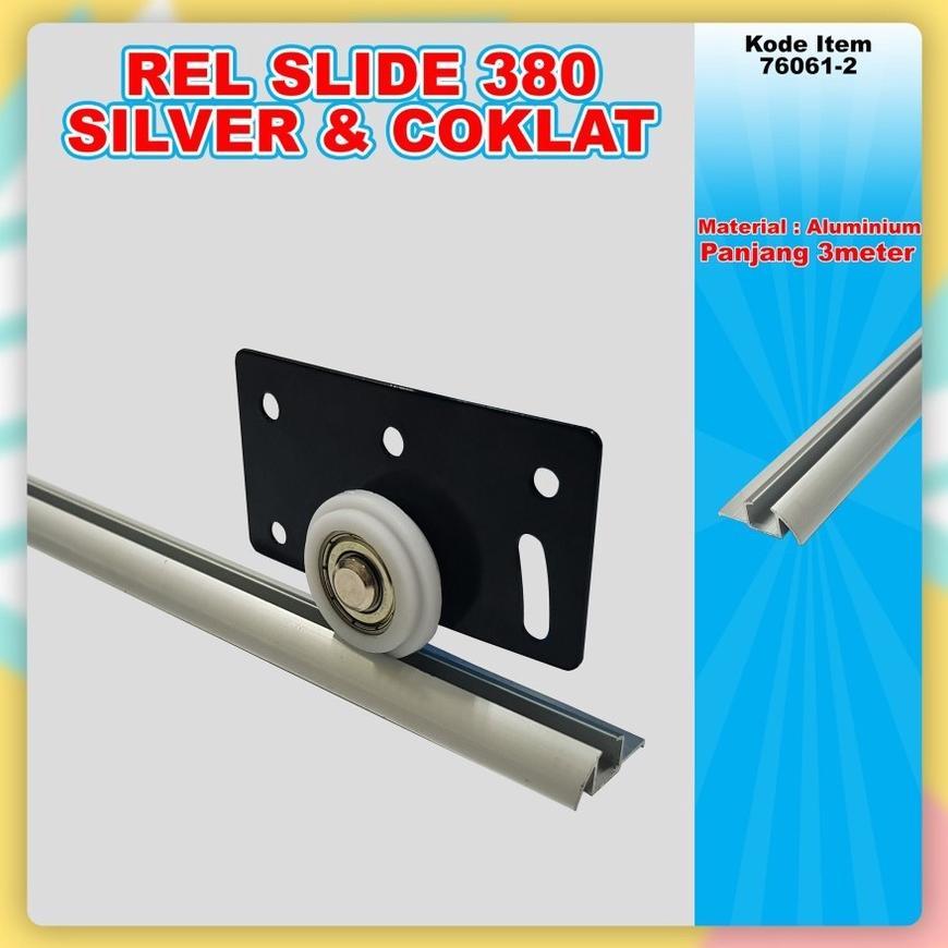 NEW Rel Sliding Pintu Lemari Geser - 380 Rel Pintu Lemari Geser timbul winston [terbaik][terlaris]