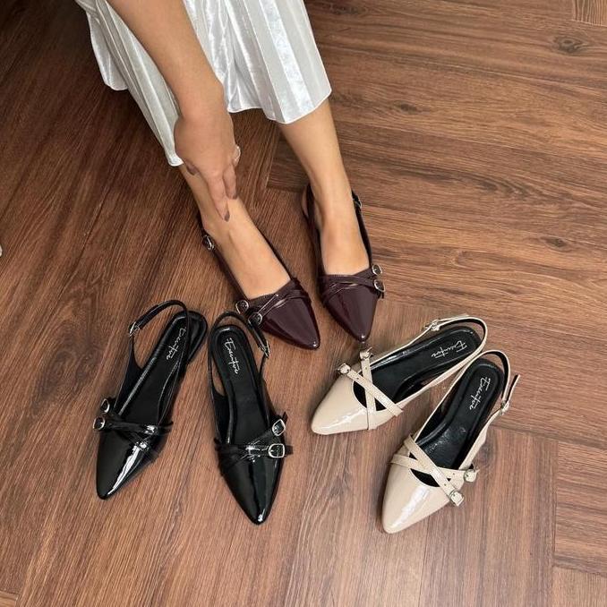 Sendal Flat Wanita Rayne - Sepatu Wanita EXECUTIVE - Shoes