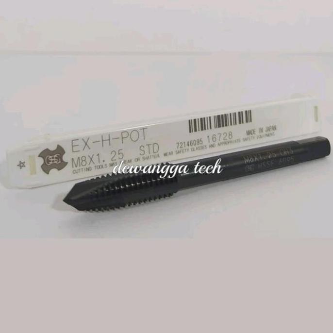 OSG m8x1.25 po tap m8 x 1.25 pointed taping m 8 x 1 . 25