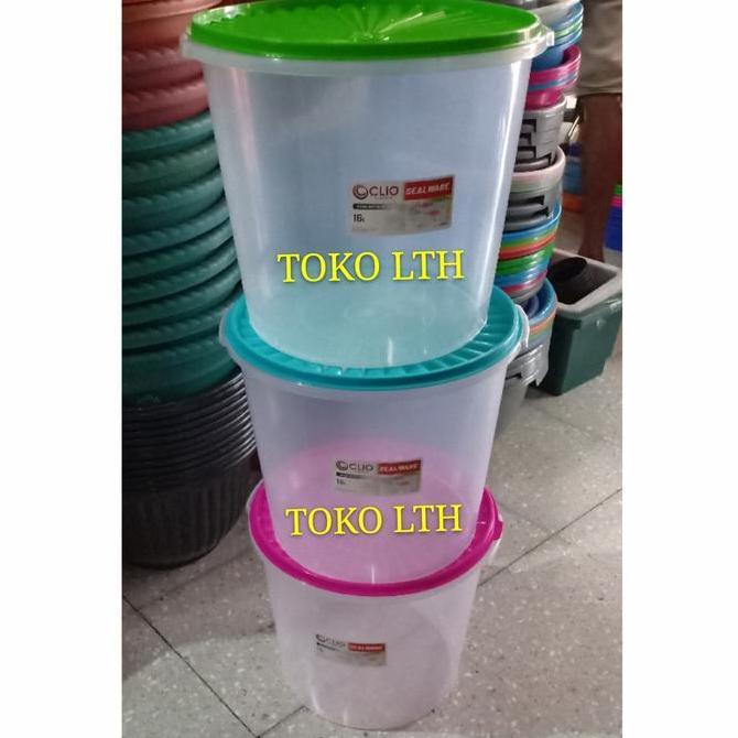 Bebasaja- Toples Plastik 16 Liter Murah / Sealware Jumbo Keler Peyek Kue Kerupuk