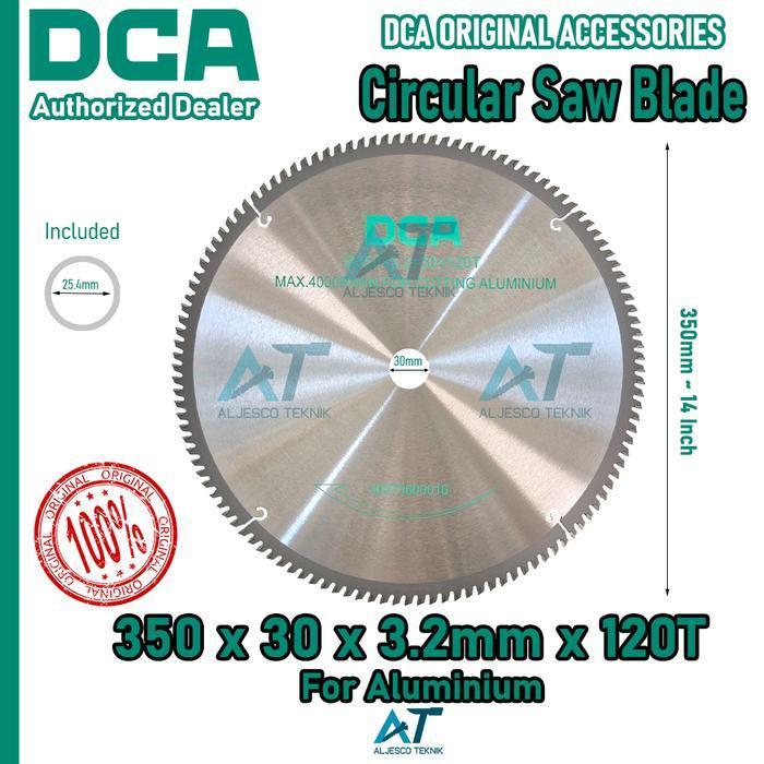 DCA MATA GERGAJI ALUMUNIUM 14 INCH 120T CIRCULAR SAW BLADE