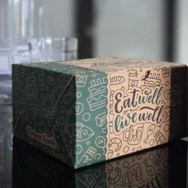 Garansi- Box Kardus Snack Kue Isi 100 Pcs 1X1 1X14 1X16 Dus Kue Roti